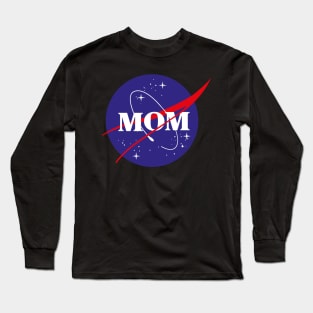 MOTHERS DAY WICCA GIFT FOR MOM: NASA MOM SPACE T-SHIRT Long Sleeve T-Shirt